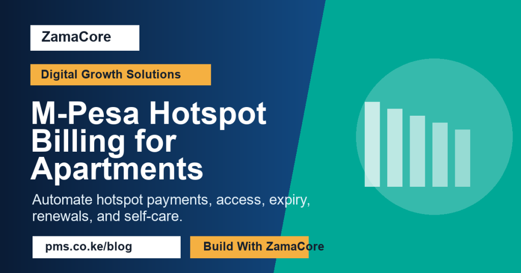 M-Pesa Hotspot Billing for Apartments