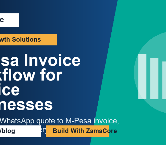 M-Pesa Invoice Workflow for Service Businesses