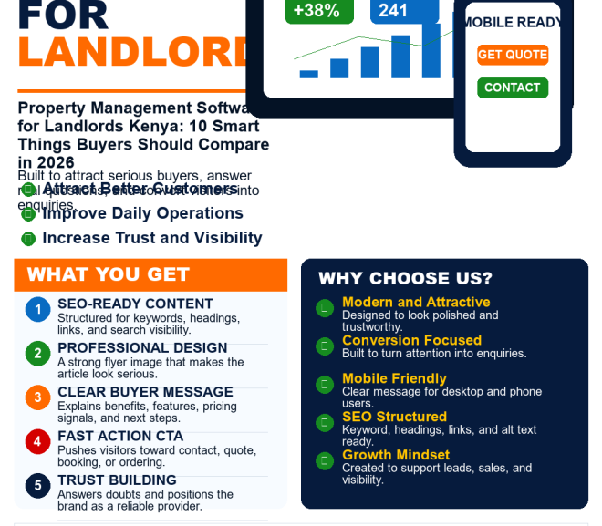 Property Management Software for Landlords Kenya: 10 Smart Things Buyers Should Compare in 2026