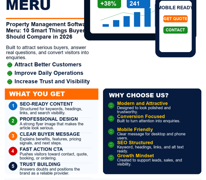 Property Management Software Meru: 10 Smart Things Buyers Should Compare in 2026