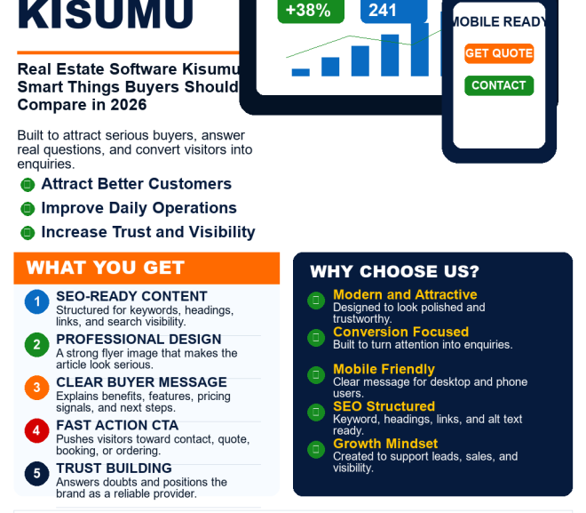 Real Estate Software Kisumu: 10 Smart Things Buyers Should Compare in 2026