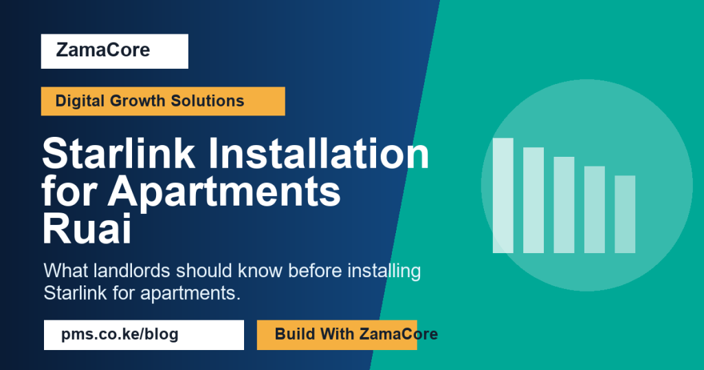 Starlink Installation for Apartments Ruai