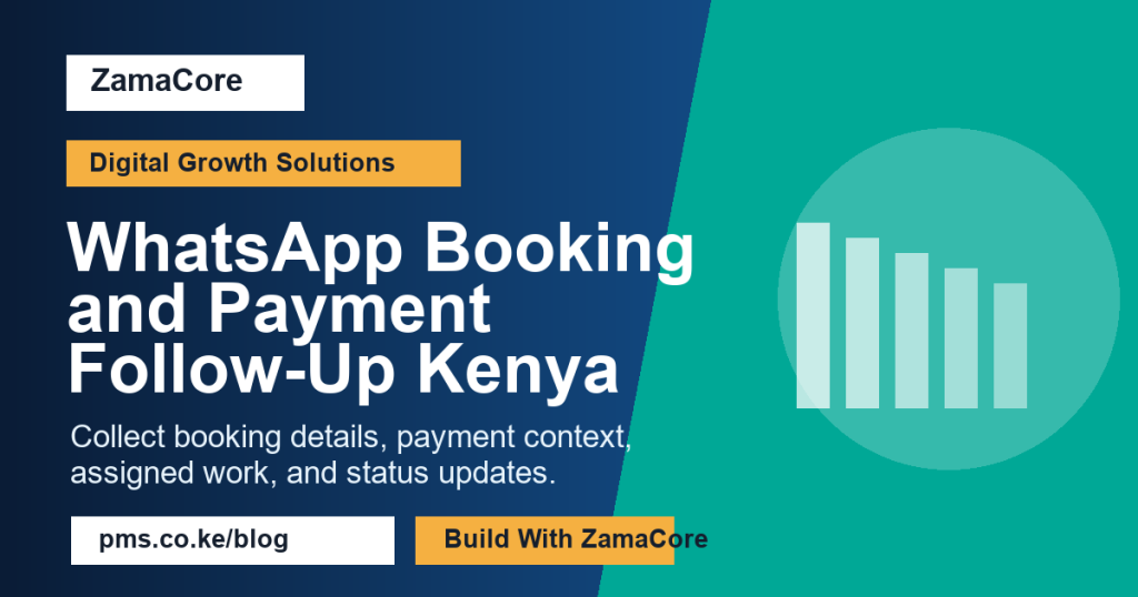 WhatsApp Booking and Payment Follow-Up Kenya
