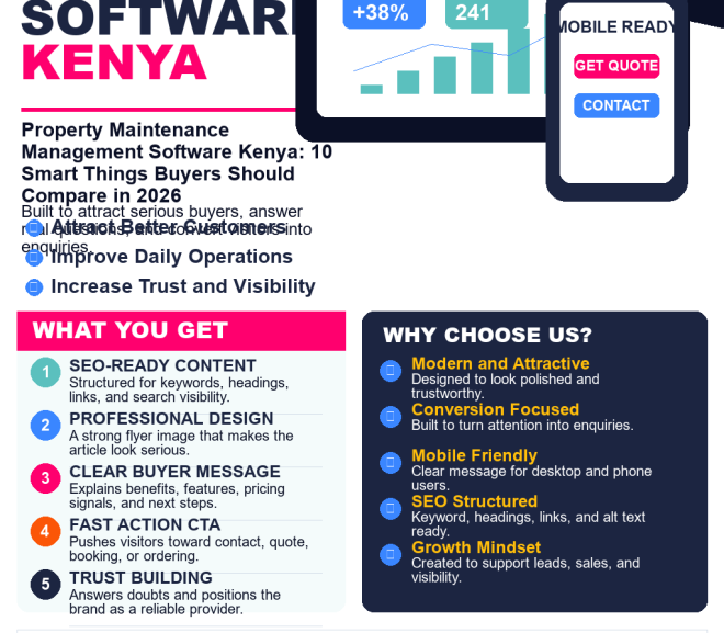 Property Maintenance Management Software Kenya: 10 Smart Things Buyers Should Compare in 2026