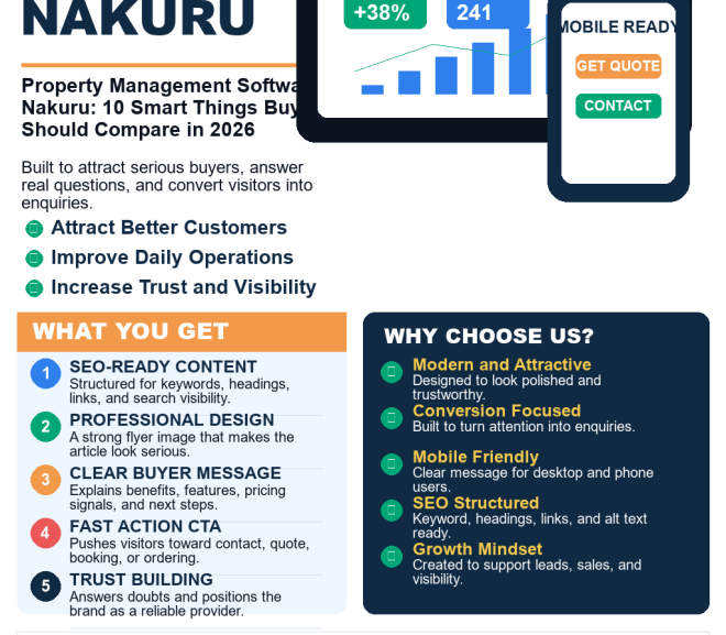 Property Management Software Nakuru: 10 Smart Things Buyers Should Compare in 2026