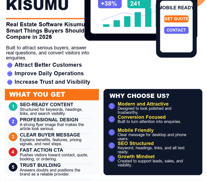 Real Estate Software Kisumu: 10 Smart Things Buyers Should Compare in 2026